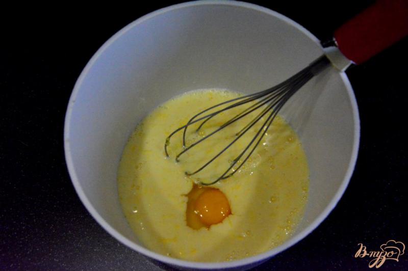 Фото приготовление рецепта: Апельсиновые панкейки шаг №4