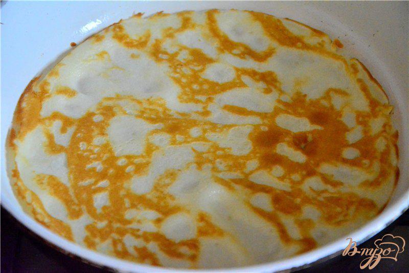 Фото приготовление рецепта: Запеченные блины с жульеном под сливочным соусом шаг №1