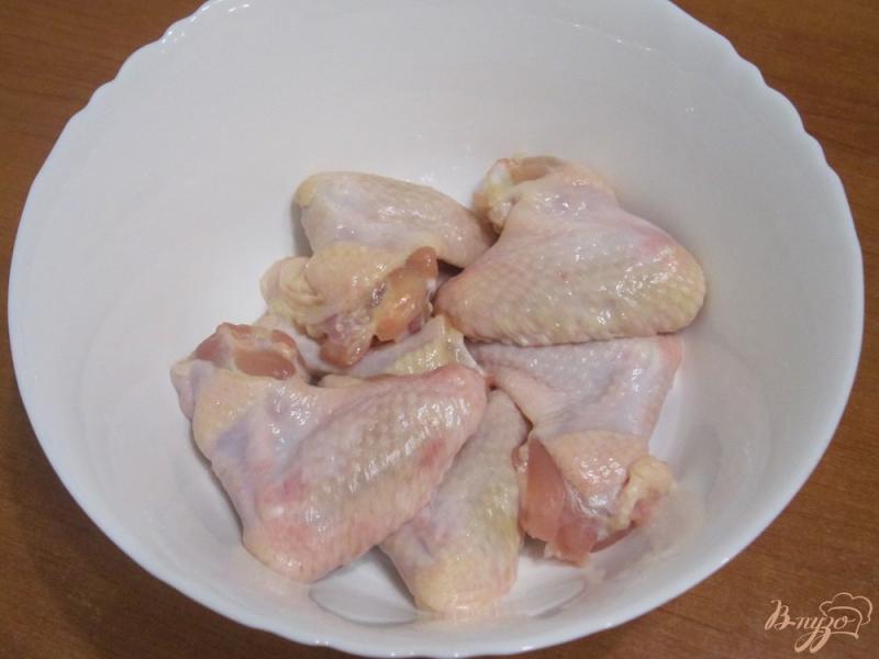 Фото приготовление рецепта: Запеченные куриные крылья шаг №2