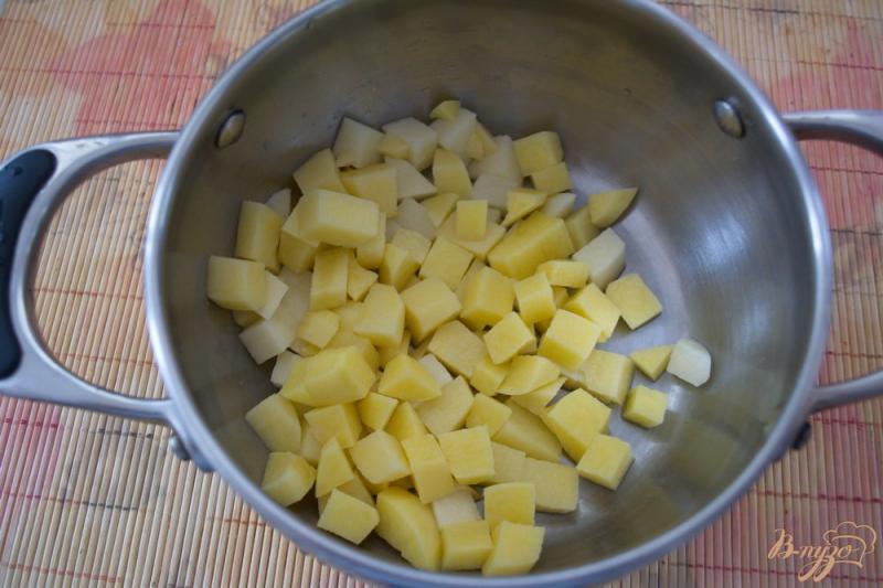 Фото приготовление рецепта: Постный гречневый суп с грибами шаг №2