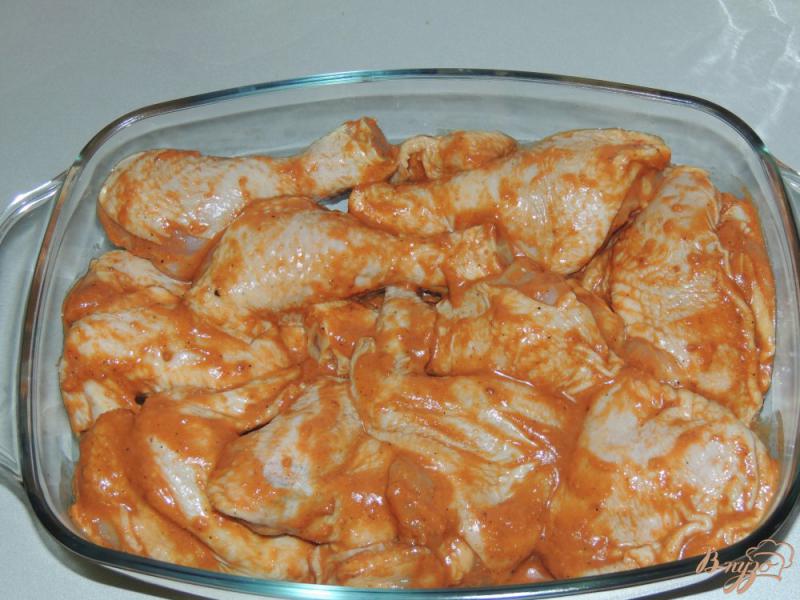 Фото приготовление рецепта: Курица в пикантном соусе шаг №5