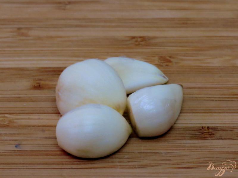 Фото приготовление рецепта: Картофель с копчёностями шаг №4