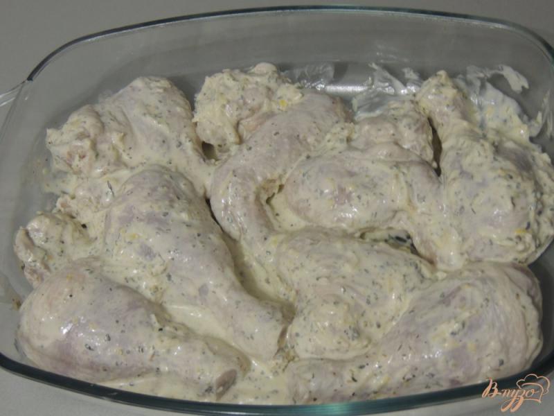 Фото приготовление рецепта: Курица в сметанном маринаде шаг №4