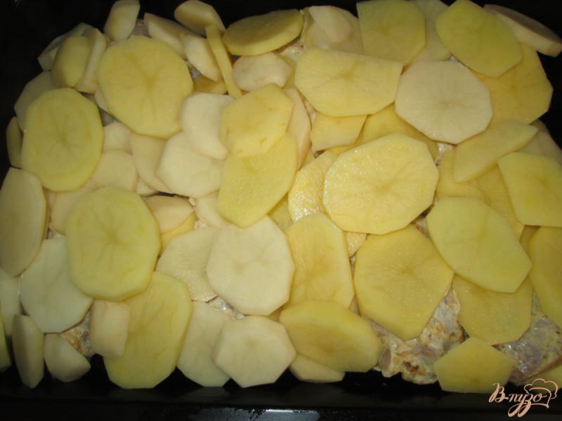 Фото приготовление рецепта: Запеканка с картофелем по-деревенски шаг №3