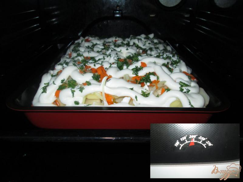 Фото приготовление рецепта: Запеканка с картофелем по-деревенски шаг №6