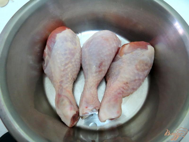 Фото приготовление рецепта: Куриные голени в апельсиновом маринаде шаг №2