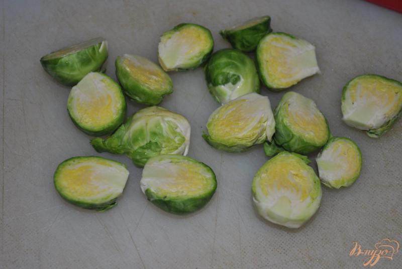 Фото приготовление рецепта: Теплый салат с картофелем и овощами шаг №4
