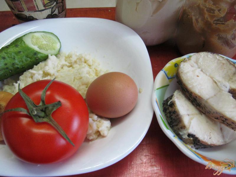 Фото приготовление рецепта: Салат из отваренной щуки шаг №1