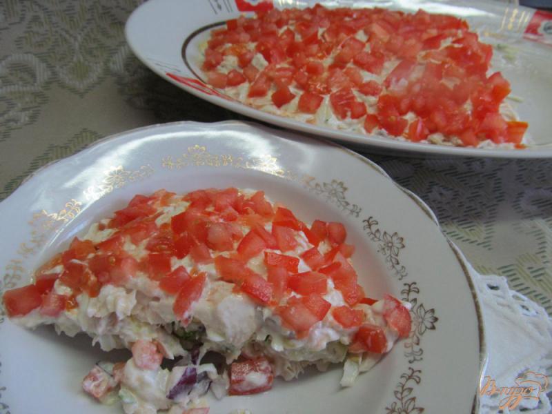 Фото приготовление рецепта: Салат из отваренной щуки шаг №11