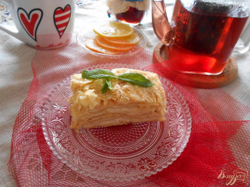 Фото приготовление рецепта: Торт «Наполеон» на скорую руку шаг №7