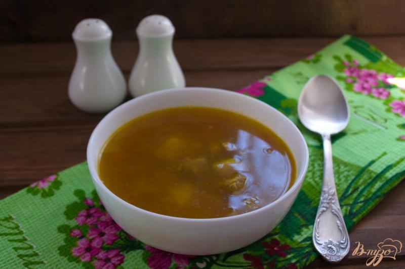Фото приготовление рецепта: Легкий суп с мясом шаг №7
