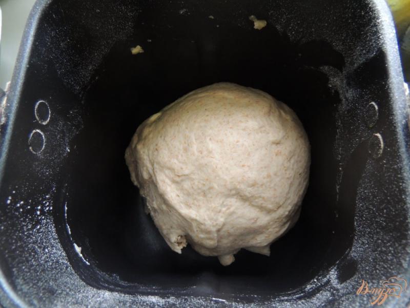 Фото приготовление рецепта: Итальянский хлебушек с цельнозерновой мукой шаг №4