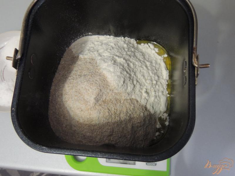 Фото приготовление рецепта: Итальянский хлебушек с цельнозерновой мукой шаг №3