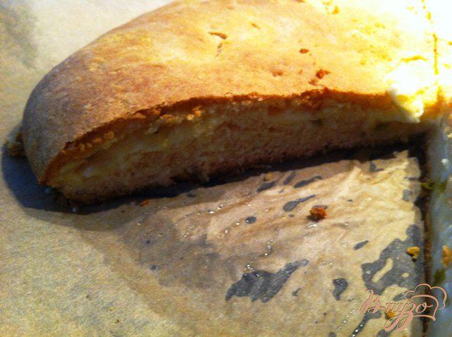 Фото приготовление рецепта: Пирог с сыром шаг №10