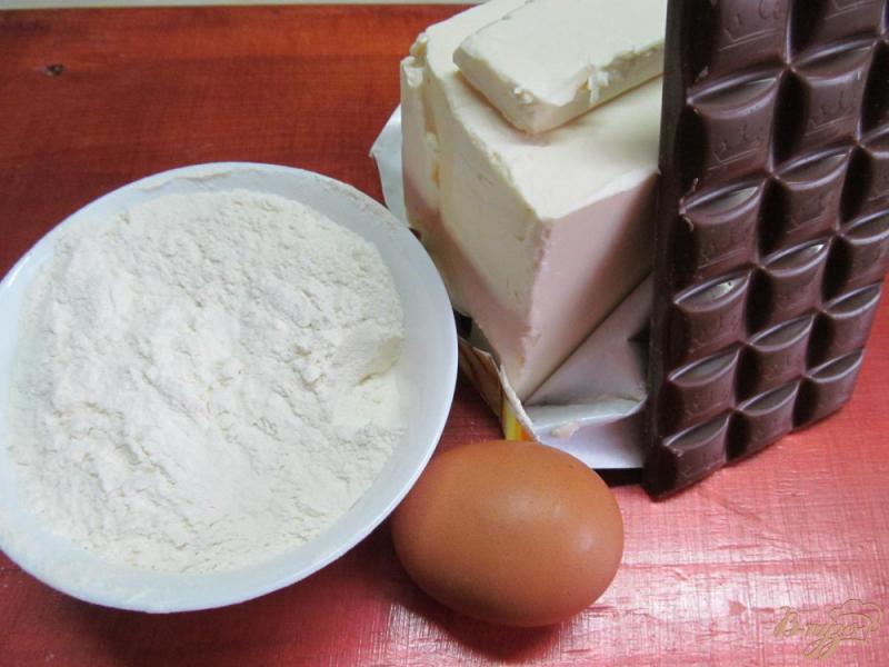 Фото приготовление рецепта: Печенье с шоколадной глазури шаг №1