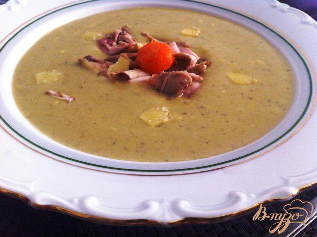 Фото приготовление рецепта: Сырный крем-суп с брокколи шаг №6