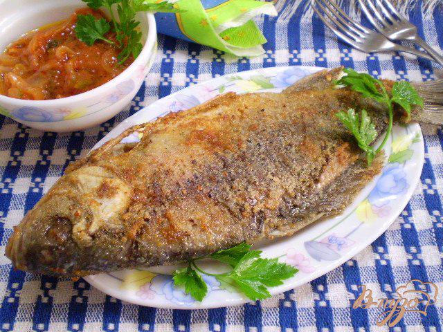 Фото приготовление рецепта: Рыба в манке шаг №4