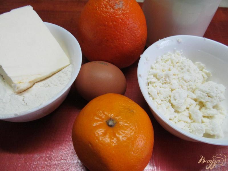 Фото приготовление рецепта: Тарталетки с творожно-апельсиновым кремом шаг №1