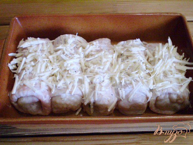 Фото приготовление рецепта: Кафтаны с картофелем и сыром шаг №14