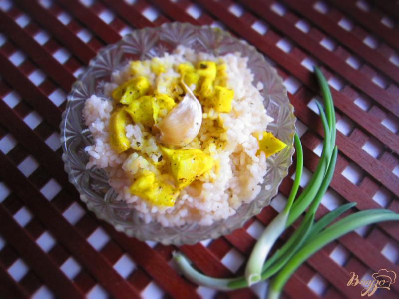 Фото приготовление рецепта: Рис по индийски с лимоном шаг №5