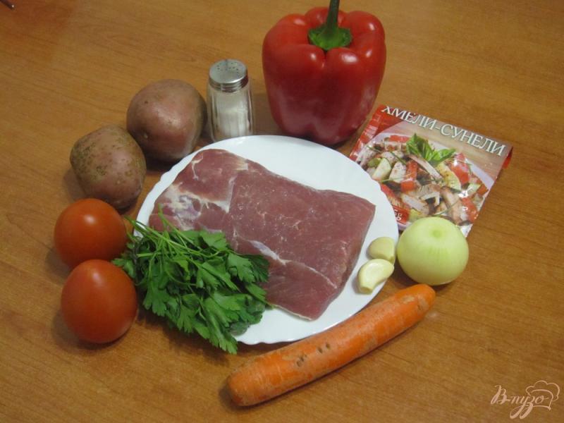 Фото приготовление рецепта: Мясное рагу в мультиварке шаг №1