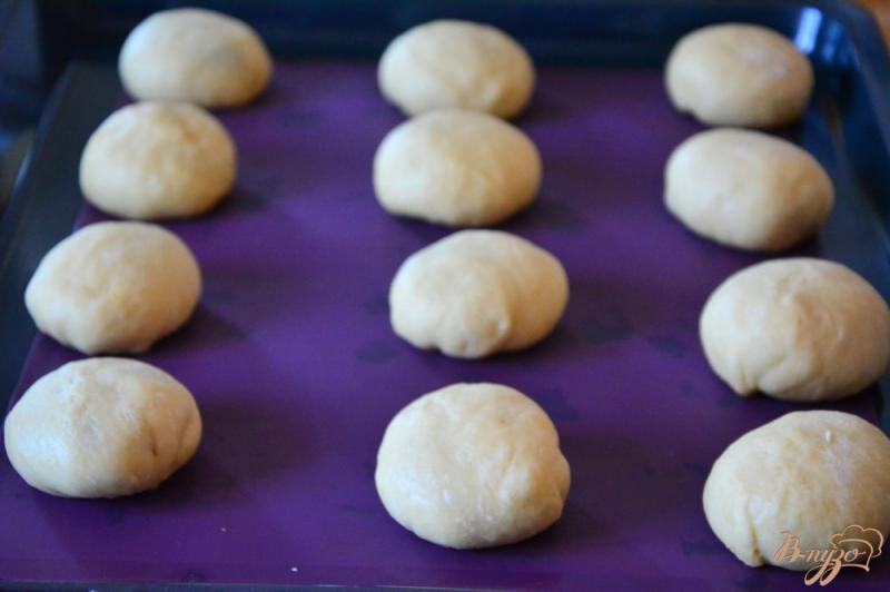 Фото приготовление рецепта: Пончики «Суфганиет» из духовки шаг №4