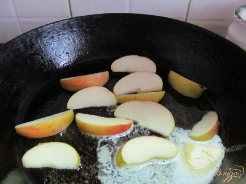 Фото приготовление рецепта: Сырники с овсянкой под яблокаим шаг №6