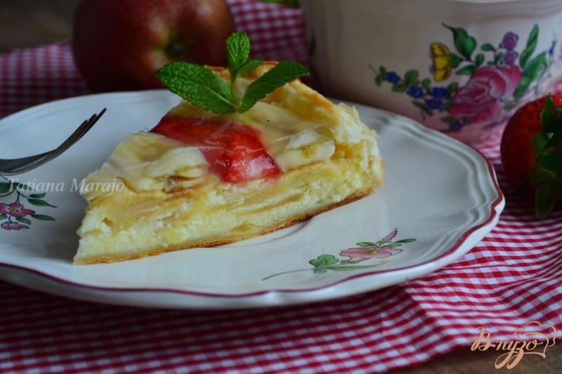 Фото приготовление рецепта: Яблочный пирог шаг №9