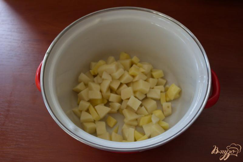 Фото приготовление рецепта: Вкусный грибной суп с томатом шаг №1