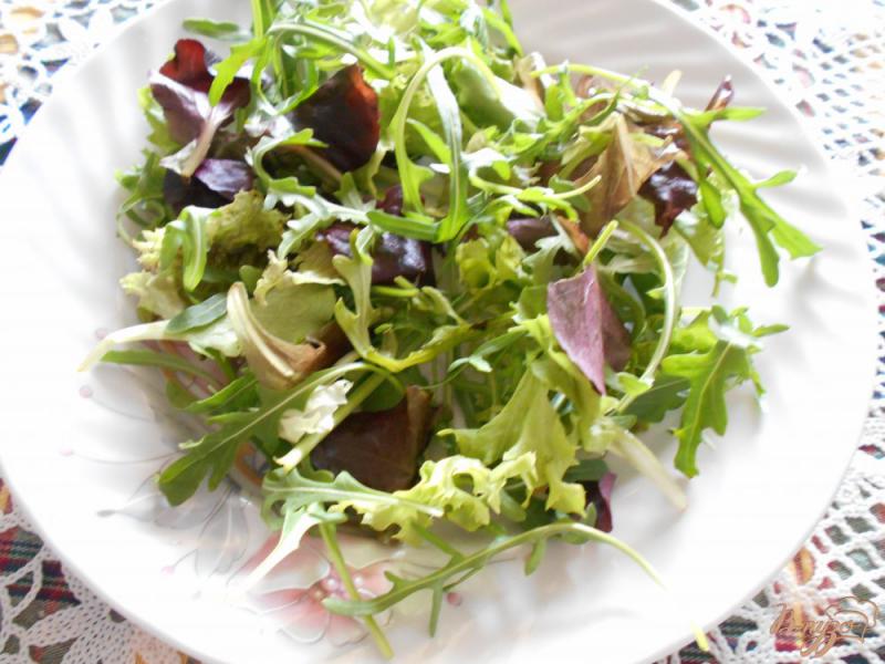 Фото приготовление рецепта: Овощной салат с беконом шаг №3