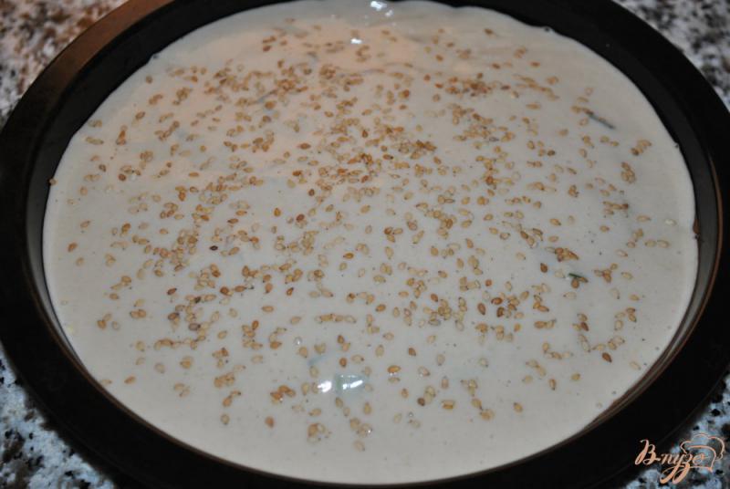 Фото приготовление рецепта: Пирог с рисом и фасолью шаг №9