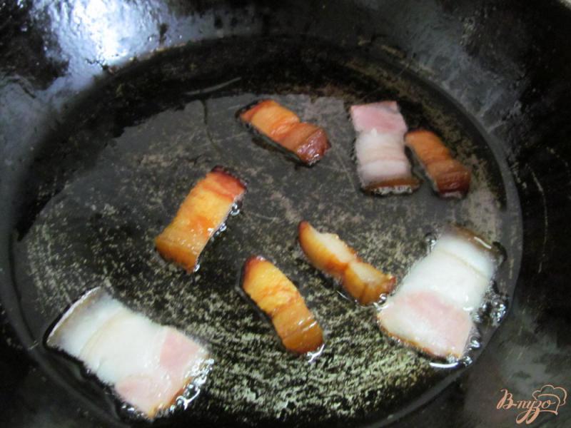Фото приготовление рецепта: Запеканка из макарон и свинины шаг №3