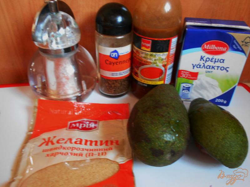 Фото приготовление рецепта: Мусс из авокадо шаг №1