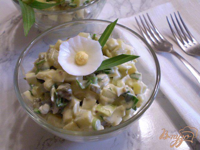 Фото приготовление рецепта: Овощной зимний салат шаг №9