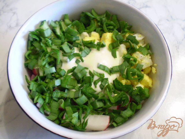 Фото приготовление рецепта: Весенний салат шаг №6
