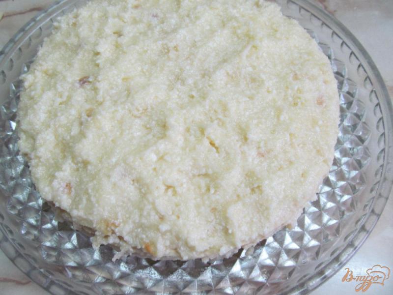 Фото приготовление рецепта: Торт на сковороде с творожной начинкой шаг №14