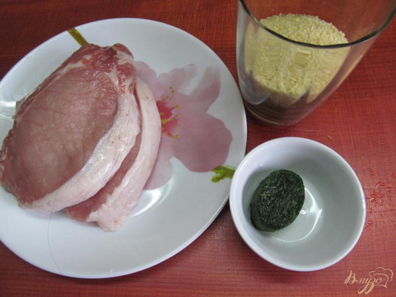 Фото приготовление рецепта: Свиной стейк на сковороде-гриль шаг №1