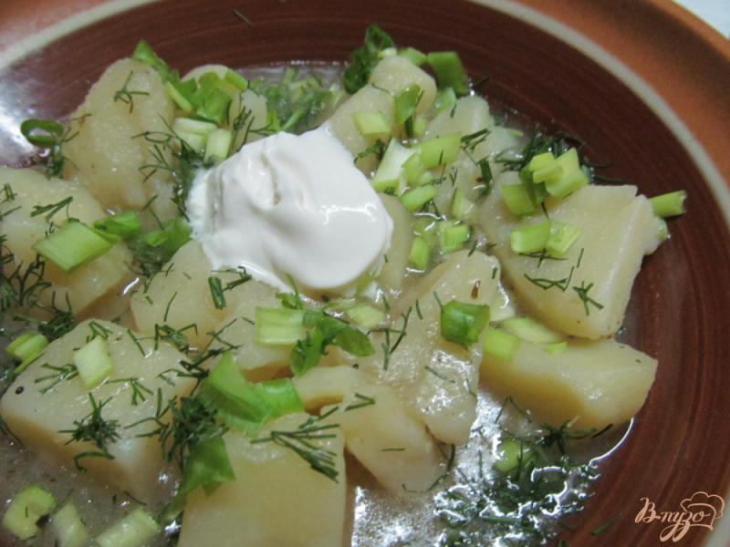 Фото приготовление рецепта: Картофельное рагу шаг №10