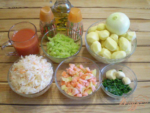 Фото приготовление рецепта: Рагу из овощей в мультиварке шаг №1