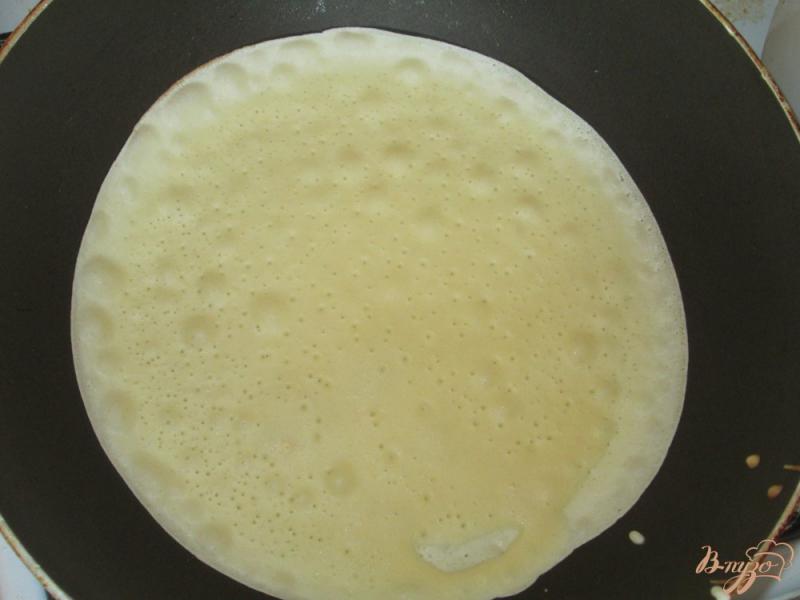 Фото приготовление рецепта: Заварные блины на молоке шаг №6