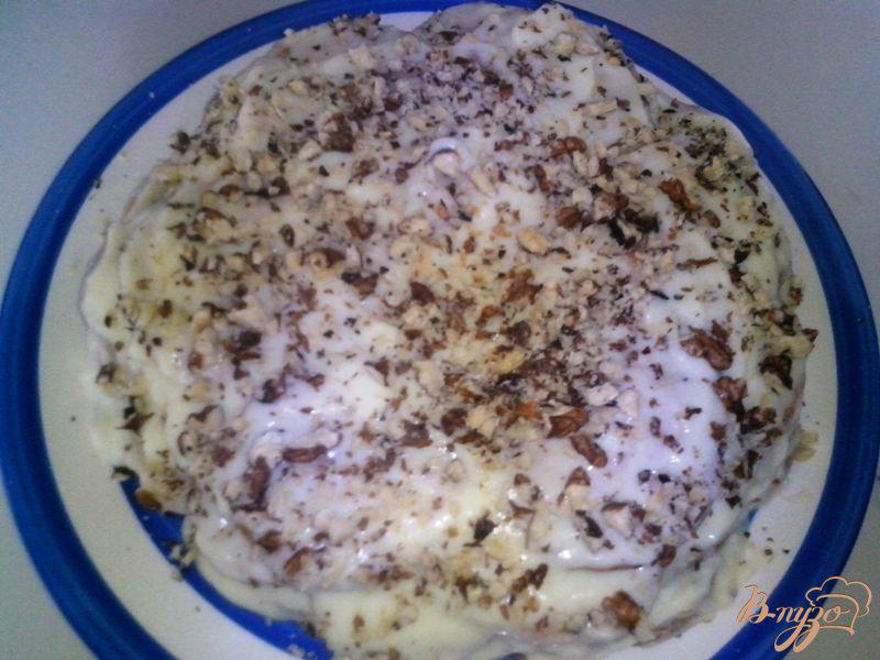 Фото приготовление рецепта: Торт «Наполеон» из печенья «Ушки» шаг №6
