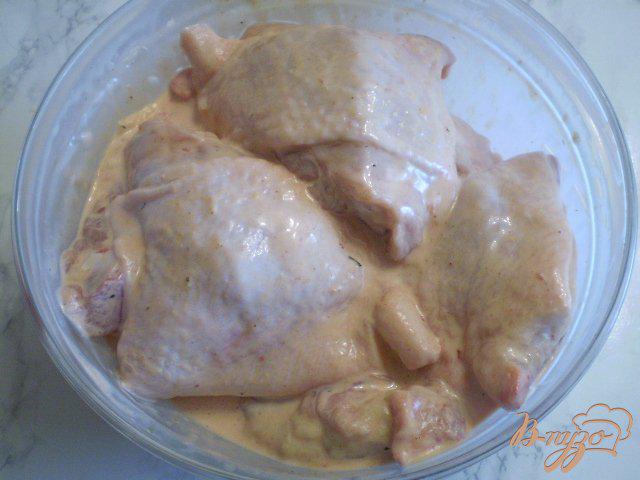 Фото приготовление рецепта: Шашлык из курицы шаг №5