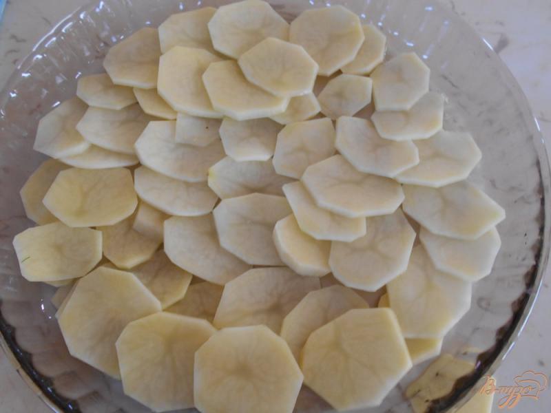 Фото приготовление рецепта: Гратен из картофеля и батата шаг №5