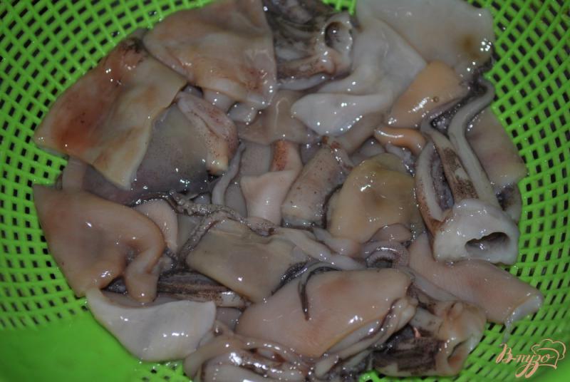 Фото приготовление рецепта: Томатная сальса с кальмарами шаг №9
