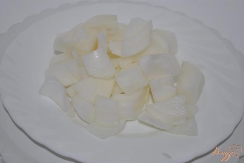 Фото приготовление рецепта: Томатная сальса с кальмарами шаг №4