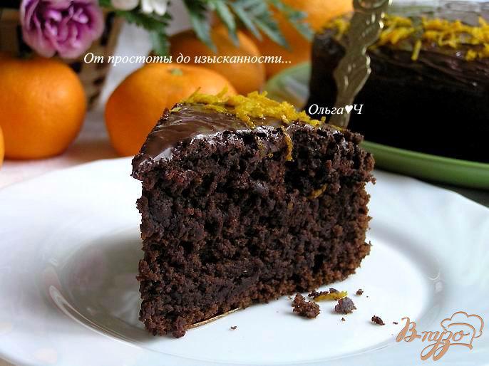 Фото приготовление рецепта: Свекольно-шоколадный торт с апельсиновой цедрой шаг №5
