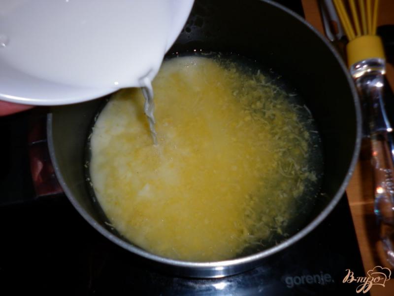 Фото приготовление рецепта: Лимонный торт (Torta meringata al limone) шаг №6