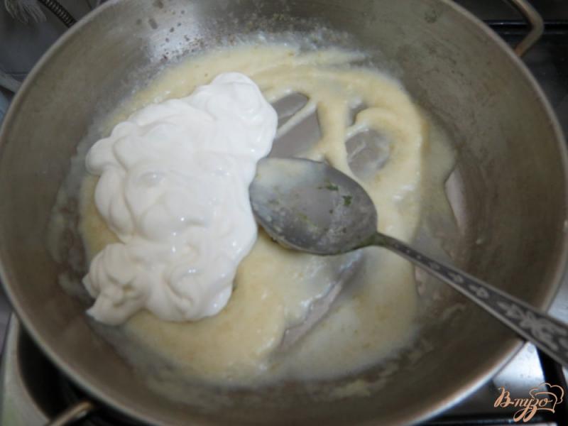 Фото приготовление рецепта: Пюре из шпината с яйцом шаг №8