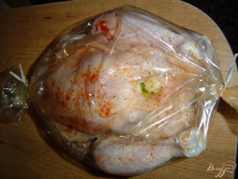 Фото приготовление рецепта: Курица с яблоками шаг №5