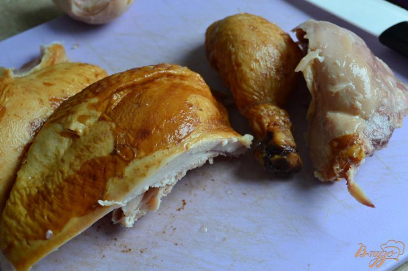 Фото приготовление рецепта: Запеканка из макарон с копченой курицей шаг №1